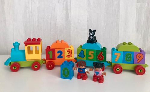 LEGO Duplo getallentrein set 10847, Kinderen en Baby's, Speelgoed | Duplo en Lego, Zo goed als nieuw, Duplo, Complete set, Ophalen of Verzenden