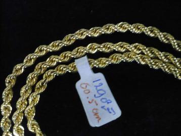 nieuwe gouden kabelketting lengte 60.5 cm 11.9 gram 4.4 mm beschikbaar voor biedingen