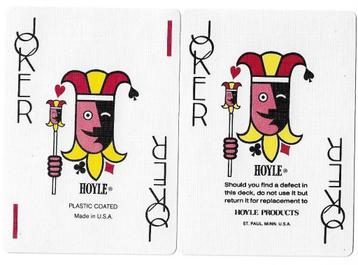 2 USA jokers, grote tekst beschikbaar voor biedingen