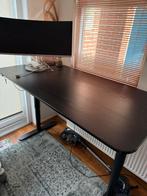 Sta-zit bureau (zwart) - Ikea Bekant, Huis en Inrichting, Bureaus, Ophalen of Verzenden, Zo goed als nieuw