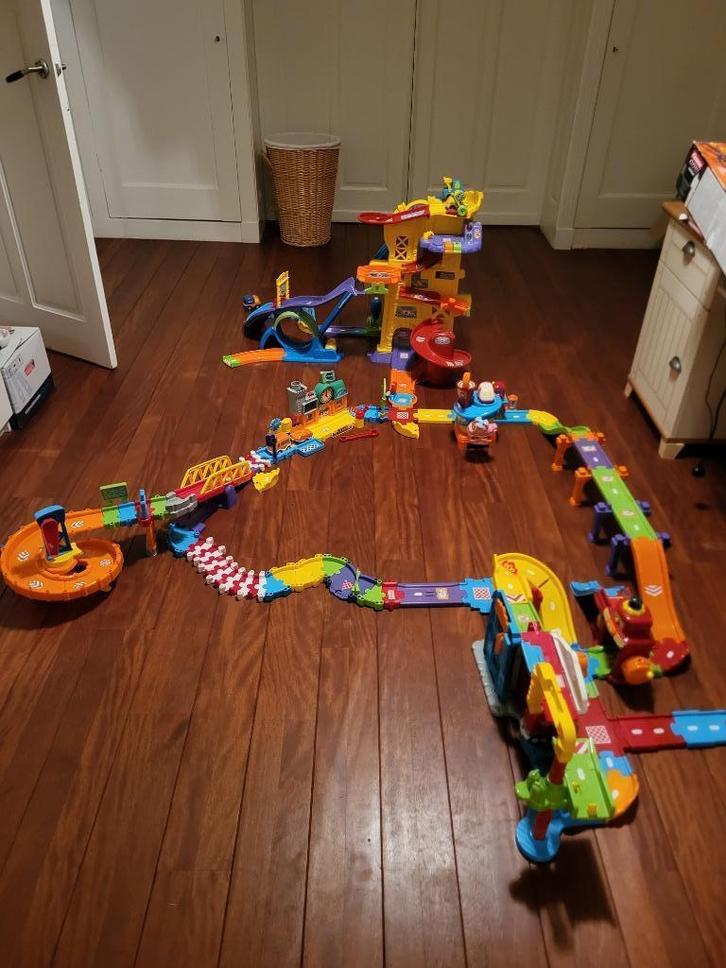 Super grote VTech Toet Toet Auto’s set, Kinderen en Baby's, Speelgoed | Vtech, Zo goed als nieuw, 2 tot 4 jaar, Ophalen of Verzenden