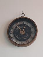 Industriële Wandklok 26cm - Zo Goed Als Nieuw!, Ophalen, Zo goed als nieuw, Wandklok