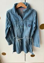 HEMA lichtblauw jeans jurkje 134-140, Meisje, Ophalen of Verzenden, Zo goed als nieuw, Jurk of Rok