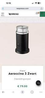 Nespresso Melkopschuimer Aeroccino, Ophalen of Verzenden, Zo goed als nieuw