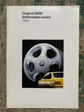 Nederlandse brochure originele BMW lichtmetalen velgen 1996 beschikbaar voor biedingen