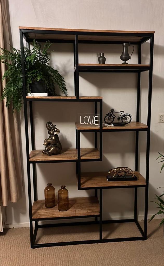 Industriele kast, Huis en Inrichting, Kasten | Stellingkasten, Zo goed als nieuw, Ophalen