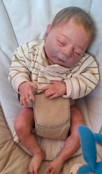 Realborn (Reborn) Caspian Asleep sleep incl Certificaten  beschikbaar voor biedingen