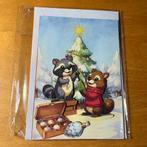 Kerstkaart creative art- christmas animals 5, Ophalen of Verzenden, Zo goed als nieuw, Kerst