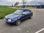 Volkswagen Golf 1.8 Cabriolet 66KW 2000 Blauw, 47 €/maand, Origineel Nederlands, Te koop, Benzine