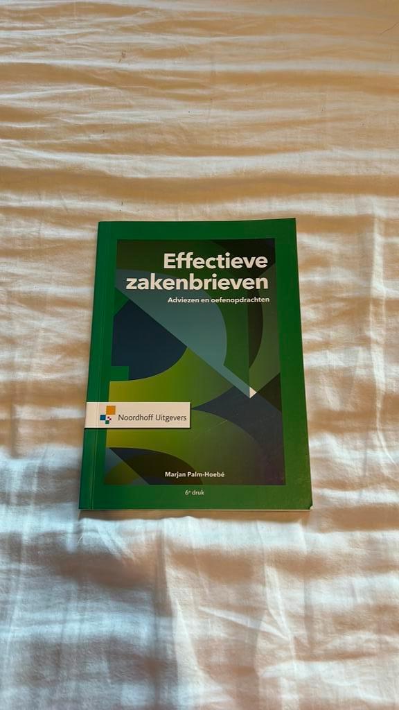 Marjan Palm-Hoebé - Effectieve zakenbrieven, Boeken, Studieboeken en Cursussen, Zo goed als nieuw, Ophalen of Verzenden