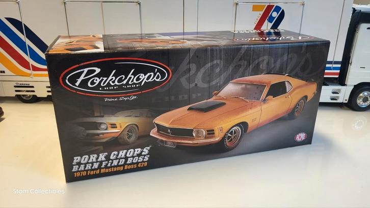 ACME Ford Mustang Boss 429 Porkchops Barnfind - 1970, Hobby en Vrije tijd, Modelauto's | 1:18, Nieuw, Auto, Overige merken, Ophalen of Verzenden