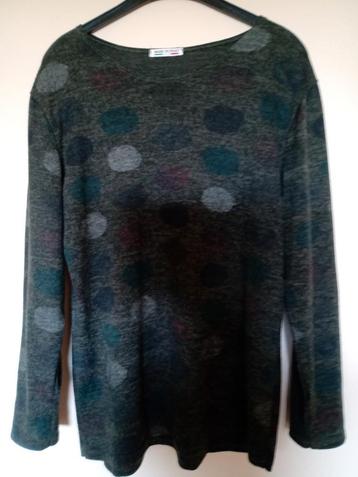 Groene trui met stippen - Made in Italy - Maat L beschikbaar voor biedingen