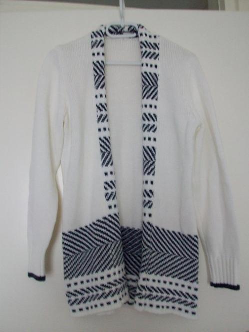 witteveen vest, maat m, wit met blauwe accenten, NIEUW, Kleding | Dames, Truien en Vesten, Nieuw, Maat 38/40 (M), Wit, Ophalen of Verzenden