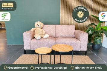 Rechte bank 2 zits Roze Xooon [Refurbished] Garantie beschikbaar voor biedingen