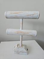 Houten sieradenhouder - wit / hout, Ophalen of Verzenden, Nieuw