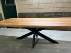Eettafel rechthoekig groot mango, Ophalen, 100 tot 150 cm, Rechthoekig, Nieuw