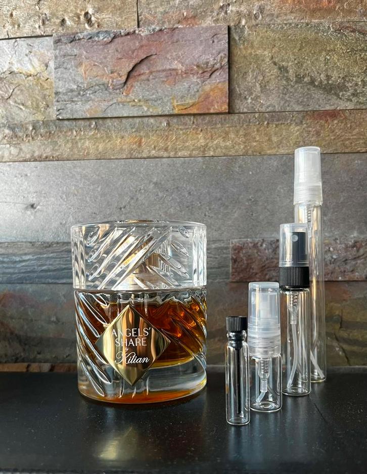 Kilian Angels Share sample, Sieraden, Tassen en Uiterlijk, Uiterlijk | Parfum, Zo goed als nieuw, Ophalen of Verzenden