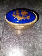 Vintage Pillendoosje met Blauw Emaille, Antiek en Kunst, Ophalen of Verzenden