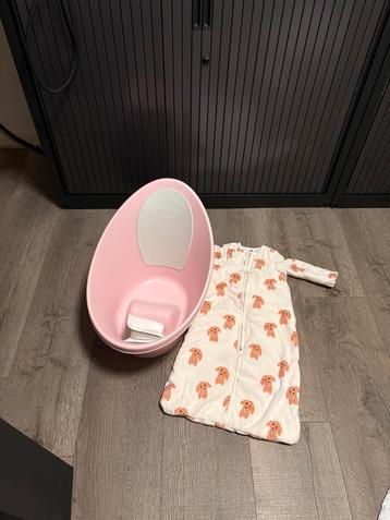 Shnuggle babybadje + HEMA slaapzak 68/80 beschikbaar voor biedingen