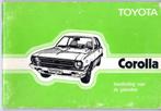 instructieboekje Toyota Corolla 1977 in Nederlandse taal, Ophalen of Verzenden