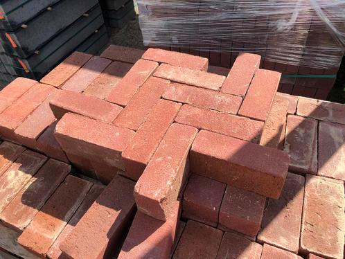 Rood gebakken 7 duimers dikformaat, Tuin en Terras, Tegels en Klinkers, Klinkers, Keramiek, 10 m² of meer, Ophalen of Verzenden