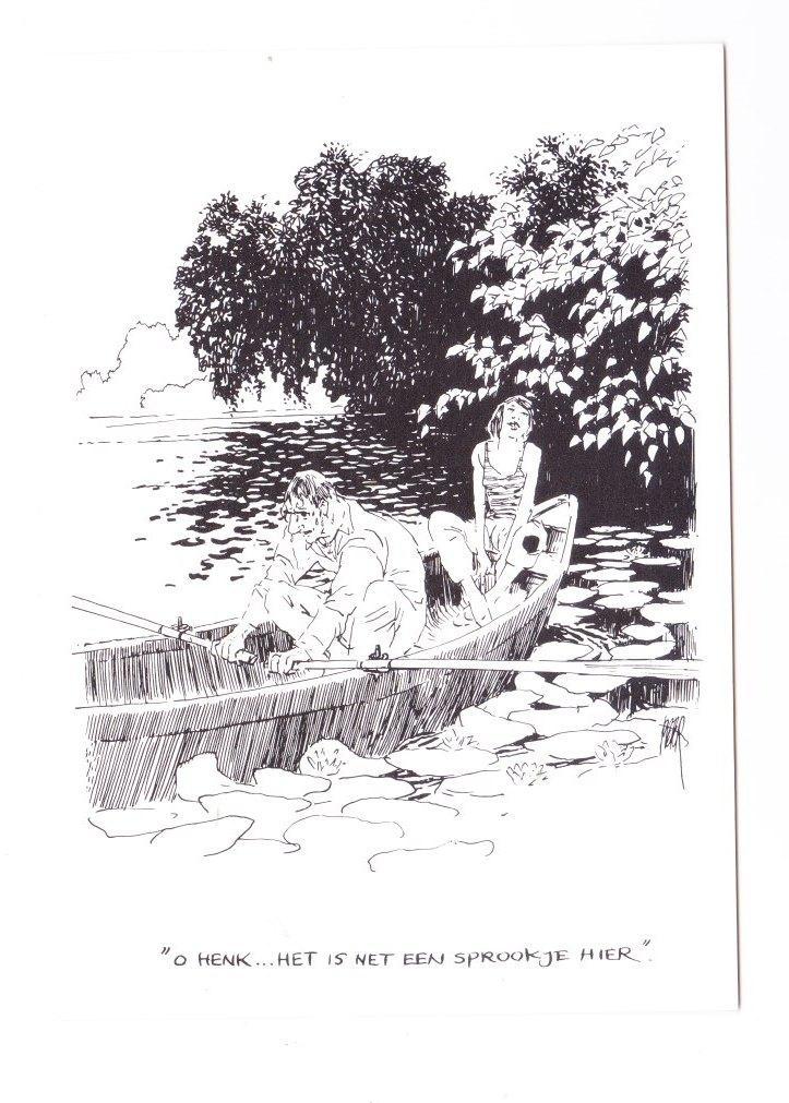 Peter van Straaten ansichtkaart 1989 Oh Henk sprookje, Verzamelen, Ansichtkaarten | Themakaarten, Ongelopen, 1980 tot heden, Cultuur en Media