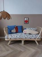 Rotan Leo & Moon juniorbed/peuterbed 170x75x70, Kinderen en Baby's, Ophalen, 70 tot 85 cm, 140 tot 160 cm, Zo goed als nieuw