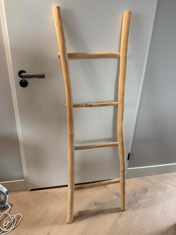 Houten decoratieladder voor badkamer/slaapkamer beschikbaar voor biedingen
