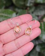 Citrien Oorhanger Rakki - Echt Zilver, Sieraden, Tassen en Uiterlijk, Oorbellen, Hangers, Geel, Info@lavicollection.com, Nieuw