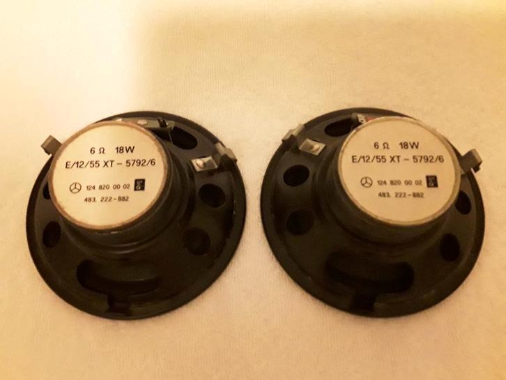 Set universele Speakers 6 Ohm 18 Watt, Audio, Tv en Foto, Luidsprekers, Ophalen