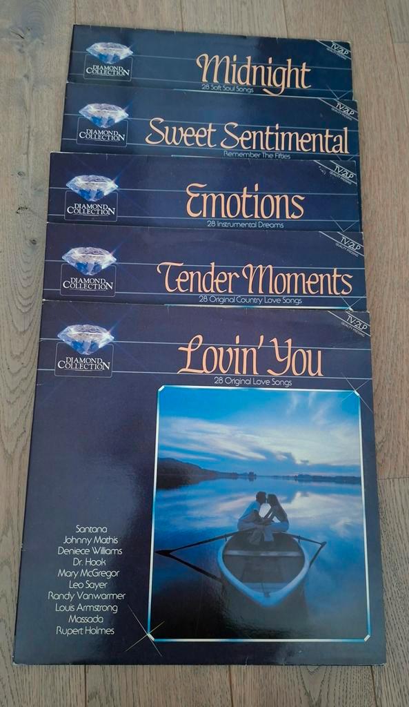 Dubbel LP's 5x DIAMOND COLLECTION, Cd's en Dvd's, Vinyl | Pop, 1960 tot 1980, 12 inch, Ophalen of Verzenden