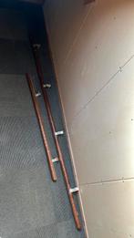 2 trapleuningen incl bevestigingsmateriaal, Ophalen, Gebruikt