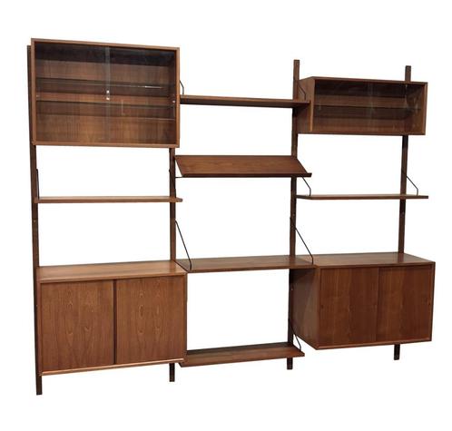 Vintage Poul Cadovius Cado wandsysteem wall unit Design, Huis en Inrichting, Kasten | Wandmeubels, Gebruikt, Minder dan 100 cm
