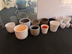 Keramiek/Aardewerk Potten - Kwaliteit! €1 - €9 per stuk, Tuin en Terras, Bloempotten, Gebruikt, Rond, Binnen, Ophalen of Verzenden
