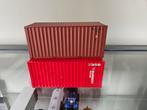 Tekno 20ft Containers, Hobby en Vrije tijd, Modelauto's | 1:50, Ophalen of Verzenden, Zo goed als nieuw, Bus of Vrachtwagen, Tekno