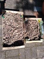 Grint, grof, 2 kistjes., Tuin en Terras, Grind, Keien en Split, Ophalen, Gebruikt, Grind, Kwarts
