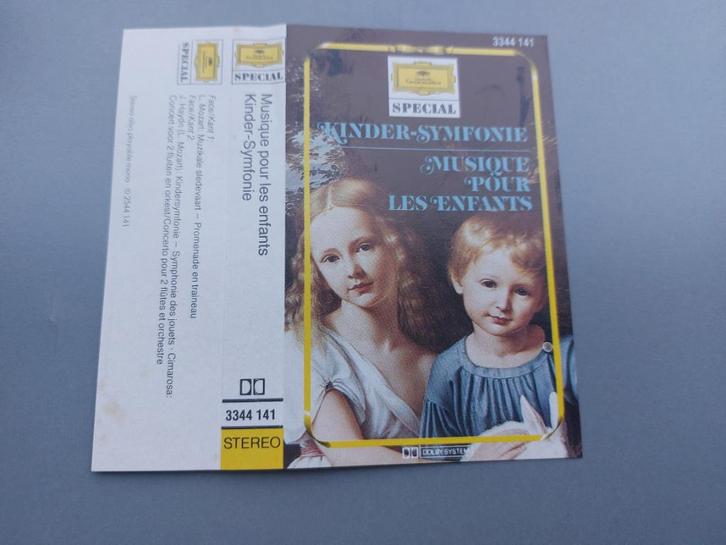 KINDER-SYMPHONIE - MUSIQUE POUR LES ENFANTS (CASSETTEBANDJE), Cd's en Dvd's, Cassettebandjes, Zo goed als nieuw, Origineel, Klassiek