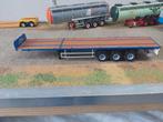 Platte trailer uitschuifbaar wsi, Hobby en Vrije tijd, Modelauto's | 1:50, Ophalen of Verzenden, Zo goed als nieuw, Bus of Vrachtwagen