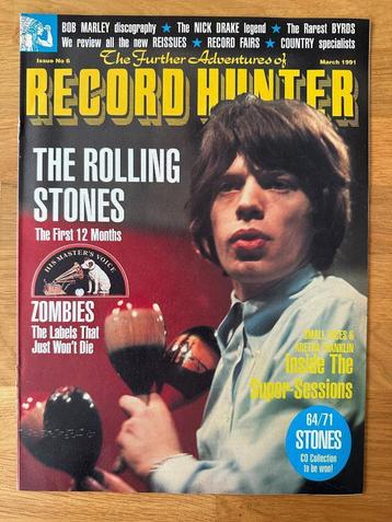 Muziekmagazine Record Hunter maart 1991 (o.a. Stones, Byrds) beschikbaar voor biedingen