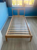 Eénpersoonsbed Ikea hout, Huis en Inrichting, Slaapkamer | Bedden, Ophalen, 90 cm, Eenpersoons, Zo goed als nieuw