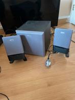 Labtec Subwoofer + 2 Speakers, Overige merken, Gebruikt, Ophalen of Verzenden, Complete surroundset