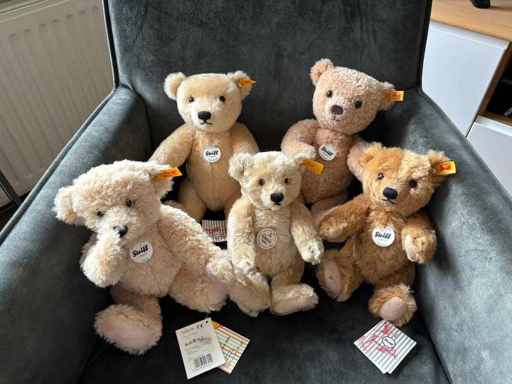 Steiff beren, Verzamelen, Beren en Cherished Teddies, Zo goed als nieuw, Stoffen beer, Steiff, Ophalen of Verzenden