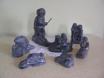 Wolf Canada * soapstone # speksteen * zie de foto's *  beschikbaar voor biedingen