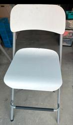 Barkruk ikea  opklapbaar, wit/wit, 63 cm, Huis en Inrichting, Barkrukken, Gebruikt, 60 tot 90 cm, Ophalen of Verzenden, 1 kruk
