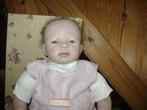 Baby pop Sarah reborn van maakster Kim van de Wetering, Verzamelen, Verzenden, Zo goed als nieuw, Babypop, Levensecht of Reborn
