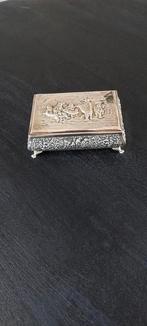 Mooie verzilverde sigarettendoos van H.Hooijkaas Schoonhoven, Ophalen of Verzenden