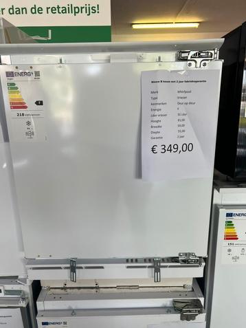 Whitpool onderbouw vriezer nieuw  beschikbaar voor biedingen