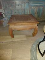 Oosters Opiumtafeltje, Huis en Inrichting, Tafels | Bijzettafels, Ophalen, Gebruikt, Vierkant
