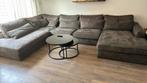 Loungebank in U-vorm (402x240x90cm), Ophalen, Zo goed als nieuw, Leer