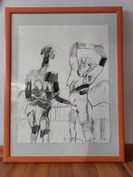 Anton Martineau 1926-2017. Abstracte beeltenis., Ophalen of Verzenden